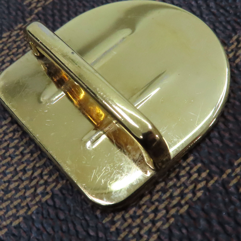 棕色 棋盤格帆布 Ravello GM 肩背包【LOUIS VUITTON LV 路易威登】 N60006-17