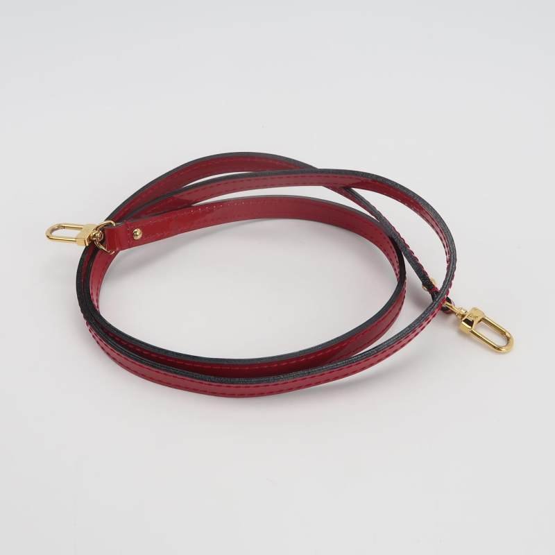 Louis Vuitton(LV)AlmaBB漆皮壓紋拉鏈貝殼包斜挎包單肩包-8