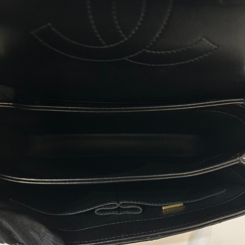 CHANEL黑羊皮淡金鍊TRENDY CC HANDLE 25-7