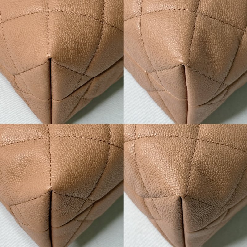 CHANEL 全新25B駝色牛皮鏈帶飯盒包-10