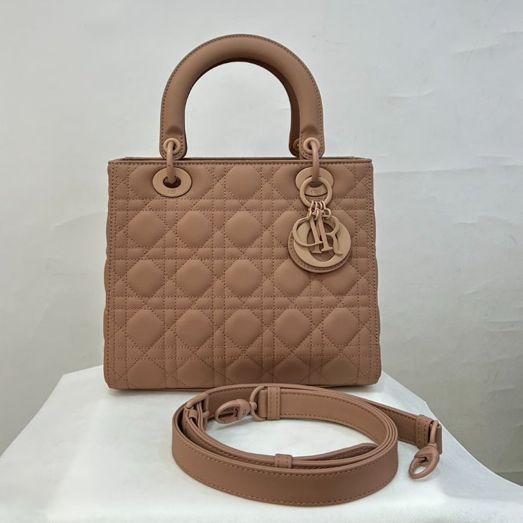 DIOR裸粉色5*5 Lady Dior-0