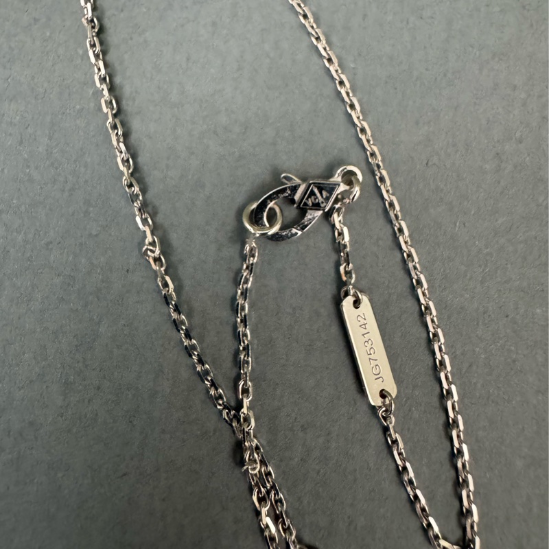 Van Cleef&Arpels白母貝四葉幸運草項鍊-4