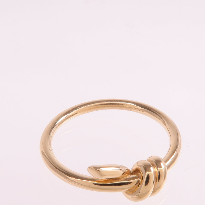 TIFFANY＆CO 18K玫瑰金Knot Ring戒指US#6.5-5