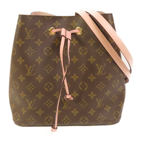 LOUIS VUITTON Monogram Empreinte NeoNoe MM金扣肩背袋