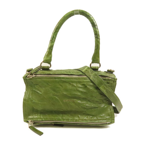 GIVENCHY 羊皮皮革Pandora Medium Shoulder Bag銀扣手挽肩背兩用袋