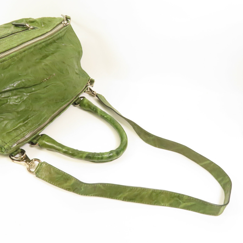 GIVENCHY 羊皮皮革Pandora Medium Shoulder Bag銀扣手挽肩背兩用袋-5