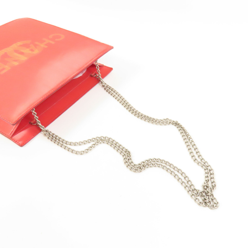 CHANEL PVC Holographic CC銀鏈帶肩背袋-4