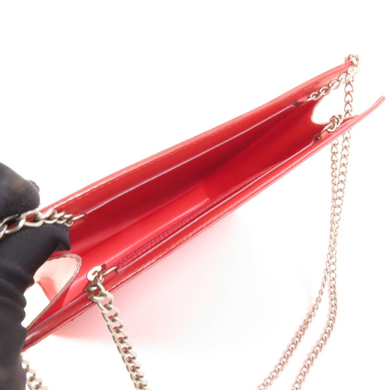 CHANEL PVC Holographic CC銀鏈帶肩背袋-5