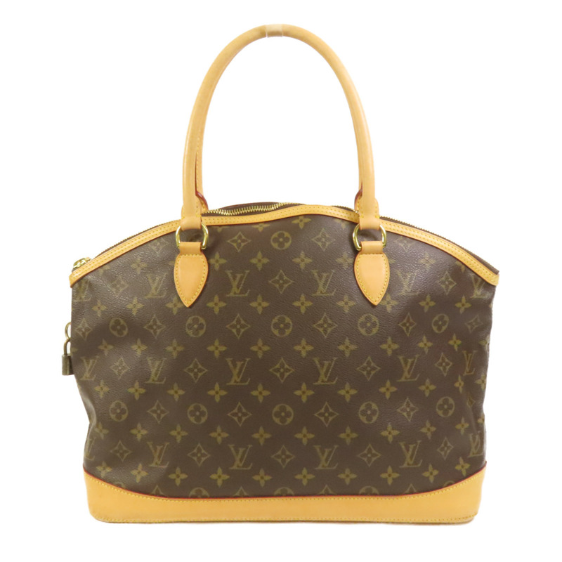 LOUIS VUITTON Monogram Lockit Horizontal Hand Bag金扣手挽袋-1