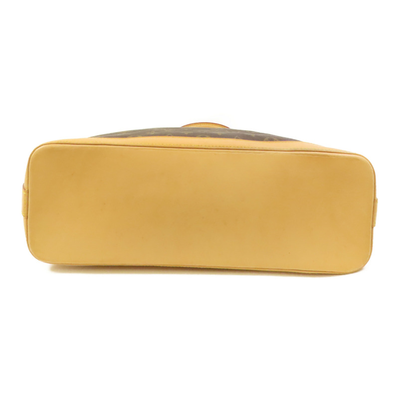 LOUIS VUITTON Monogram Lockit Horizontal Hand Bag金扣手挽袋-3