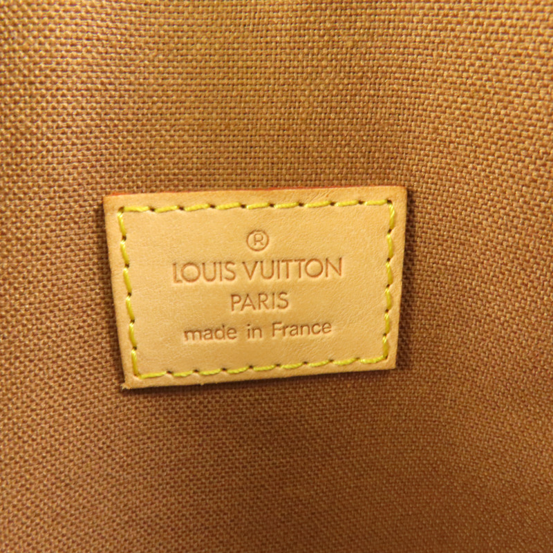 LOUIS VUITTON Monogram Lockit Horizontal Hand Bag金扣手挽袋-9