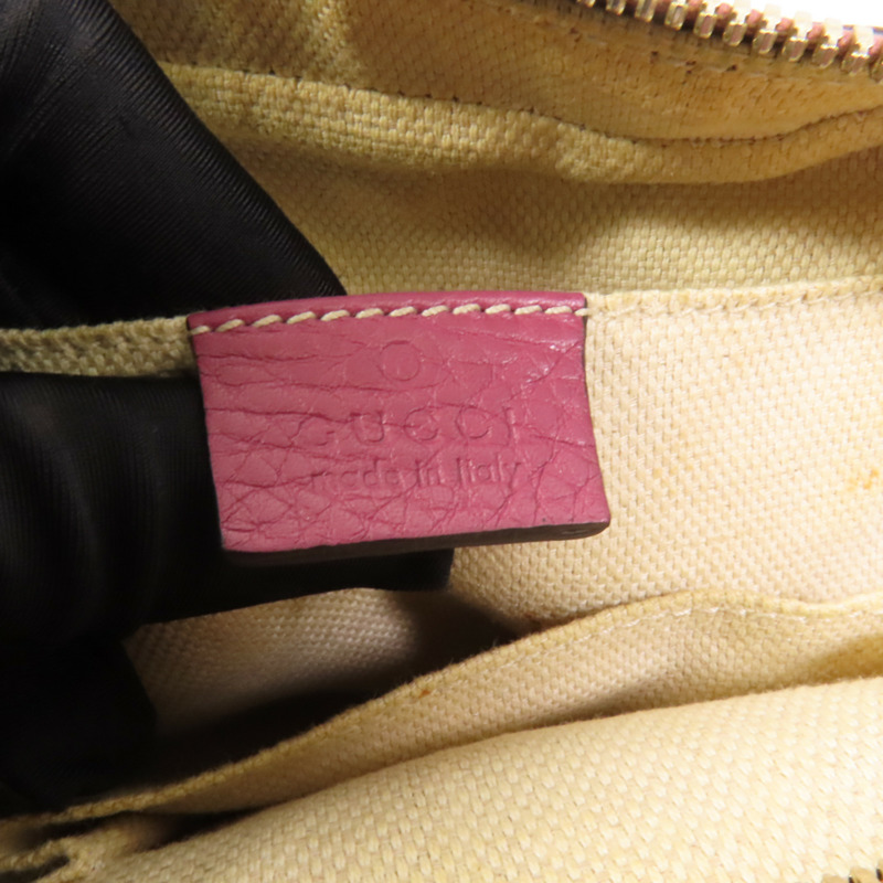 GUCCI 牛皮皮革Soho Disco Bag金扣肩背袋-8