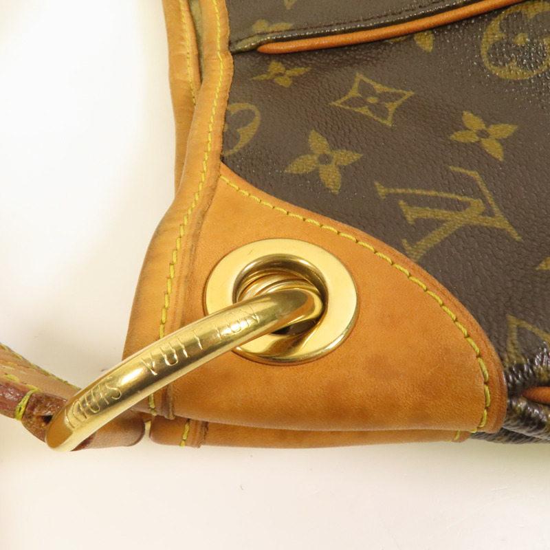 LOUIS VUITTON Monogram Galliera GM金扣手袋-7