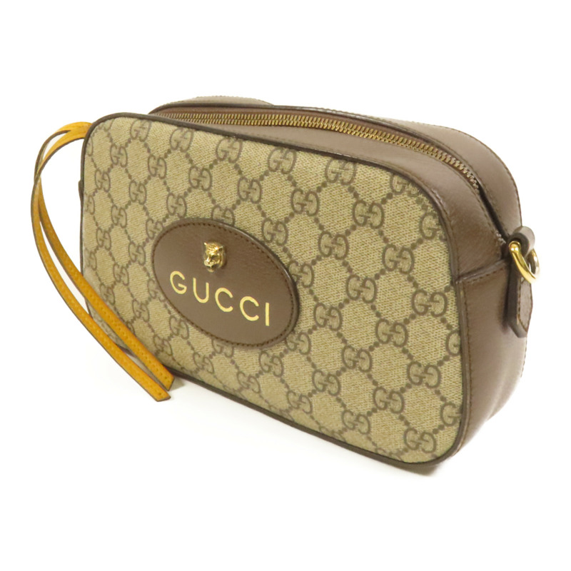 GUCCI 塗層帆布Neo Vintage GG Supreme Shoulder Bag金扣肩背袋-2