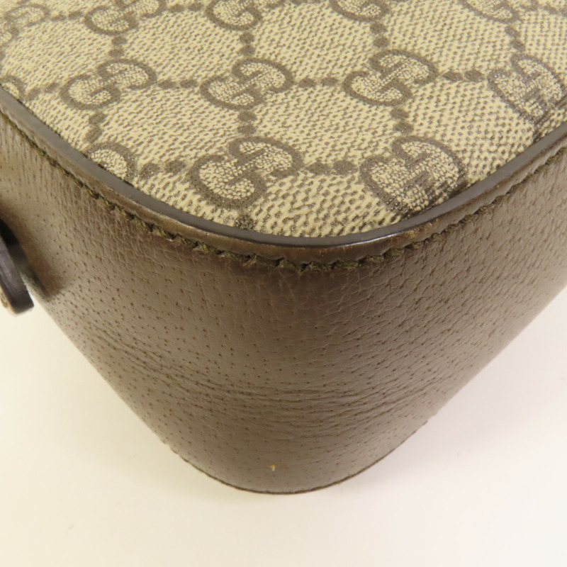 GUCCI 塗層帆布Neo Vintage GG Supreme Shoulder Bag金扣肩背袋-12