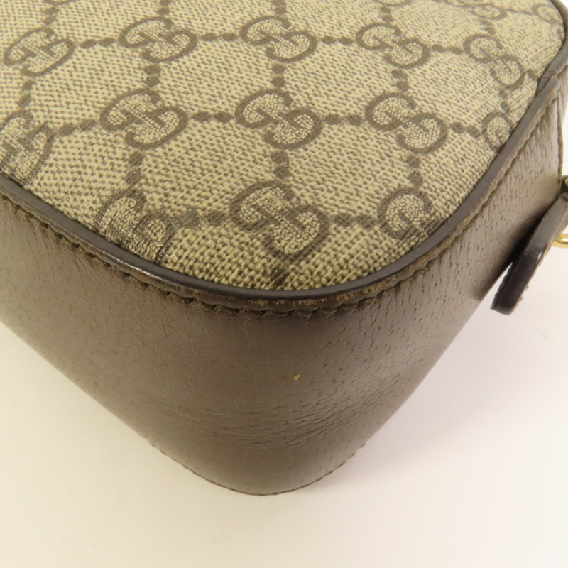 GUCCI 塗層帆布Neo Vintage GG Supreme Shoulder Bag金扣肩背袋-15