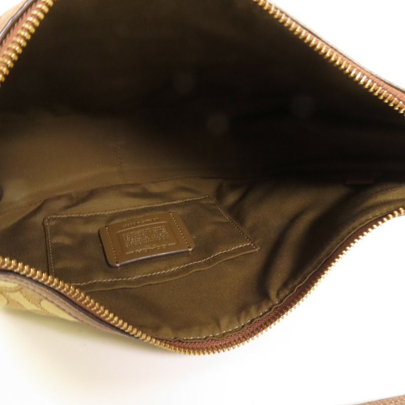 COACH 帆布2 Way Shoulder Bag金扣手挽肩背兩用袋-5