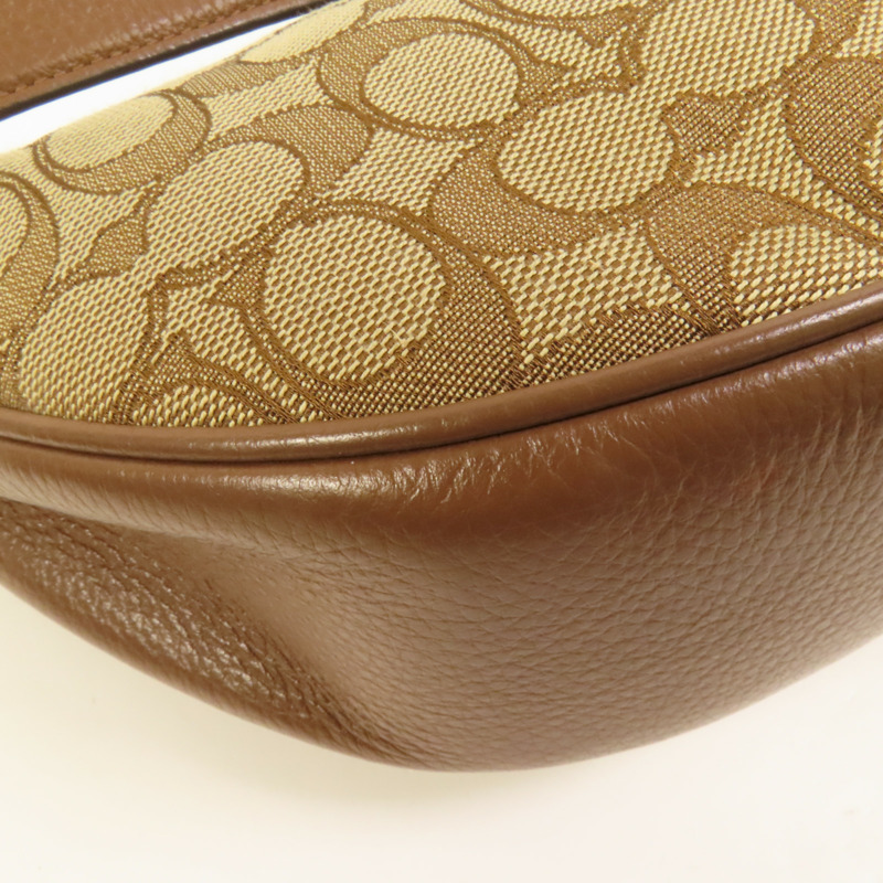 COACH 帆布2 Way Shoulder Bag金扣手挽肩背兩用袋-9