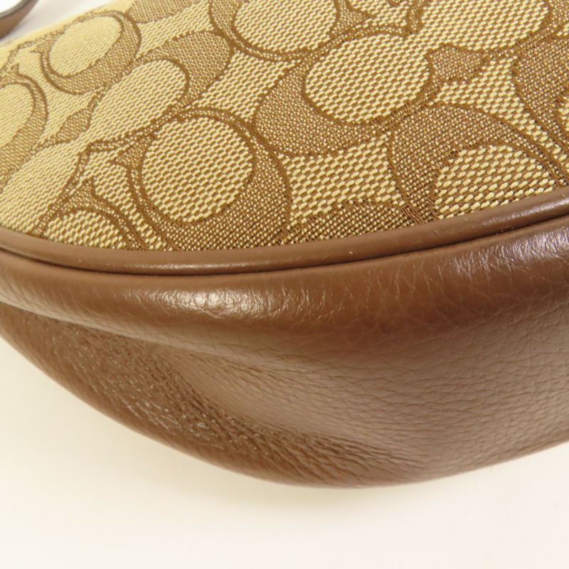 COACH 帆布2 Way Shoulder Bag金扣手挽肩背兩用袋-12