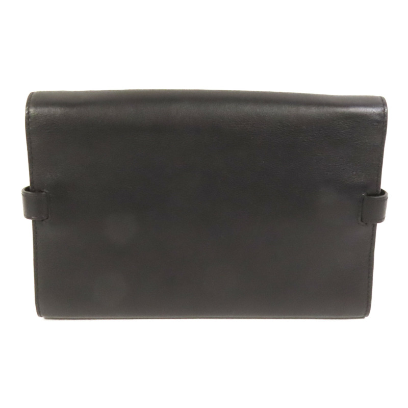 Delvaux 牛皮皮革Tempete Wallet On Chain鏈帶肩背袋-1