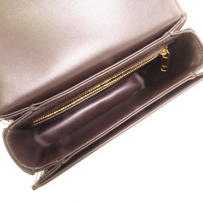 CELINE 漆皮皮革Teen Garance金扣手挽袋-7