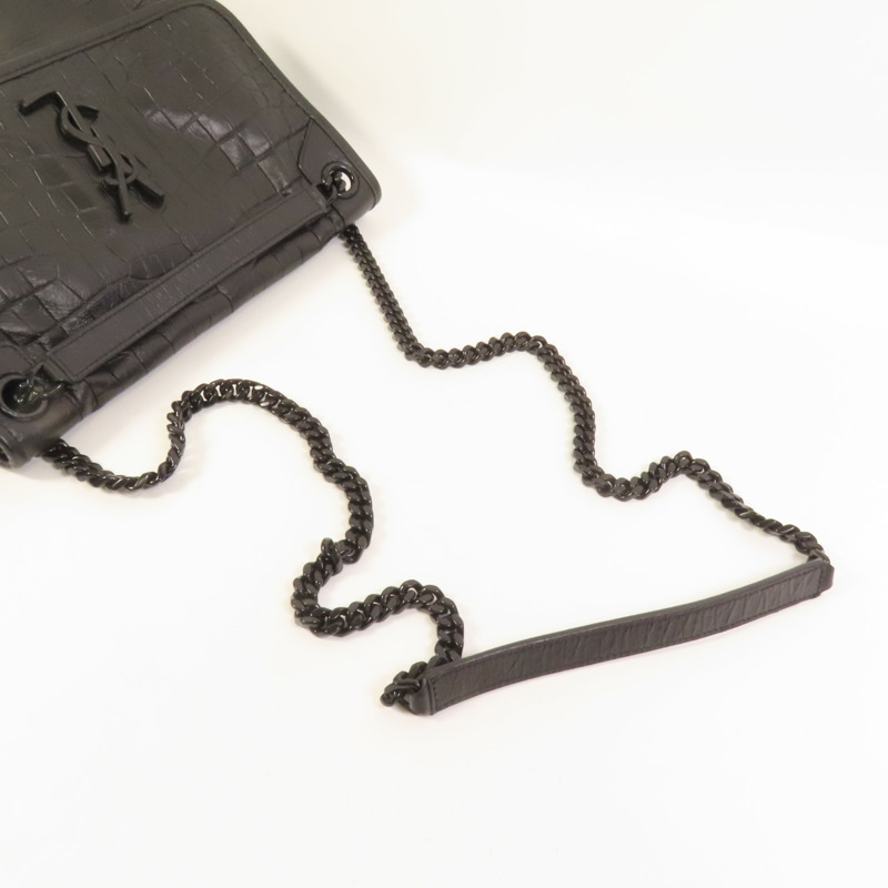 SAINT LAURENT 牛皮皮革Niki Medium Shoulder Bag肩背袋-4