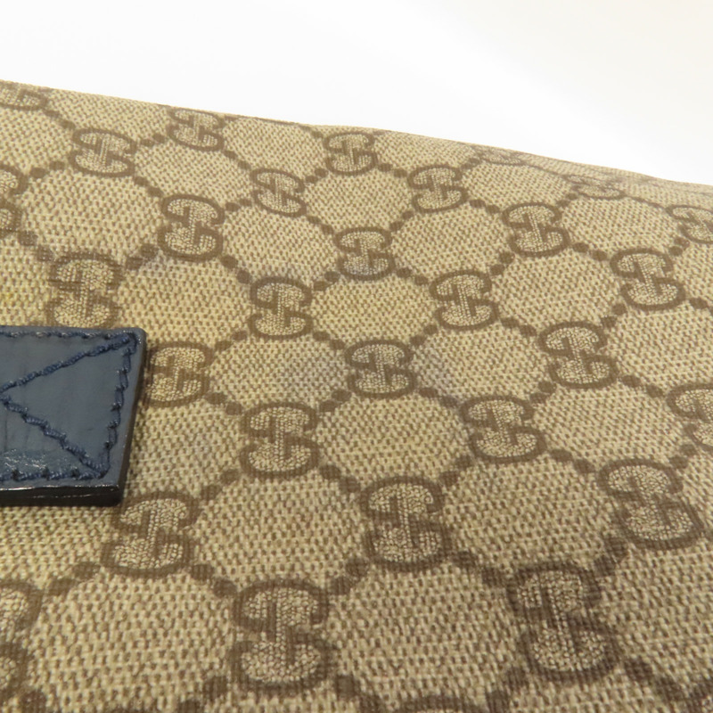 GUCCI 塗層帆布Tote Bag銀扣手挽袋-13