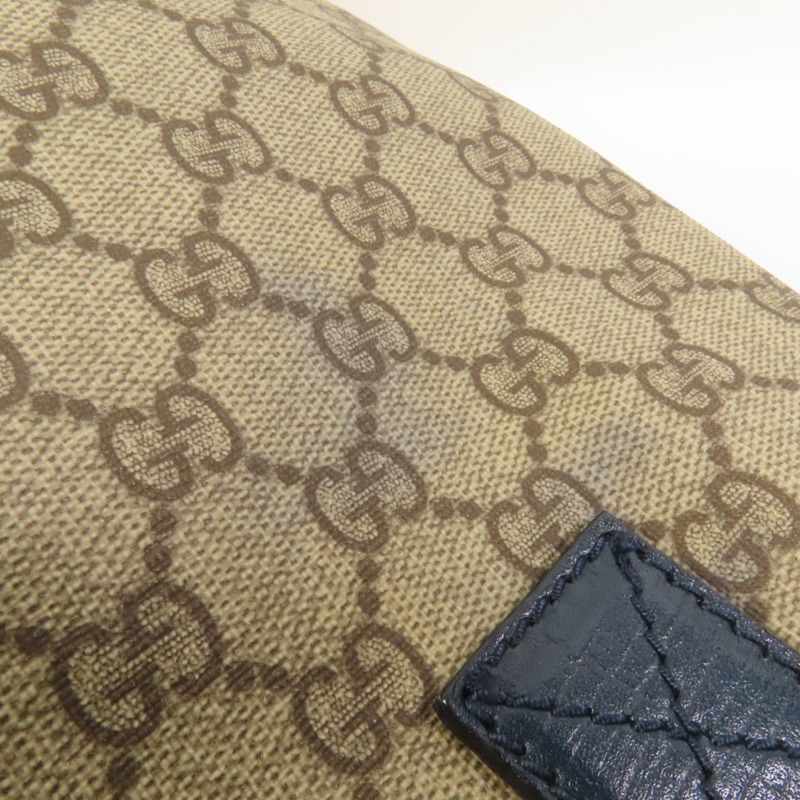 GUCCI 塗層帆布Tote Bag銀扣手挽袋-14