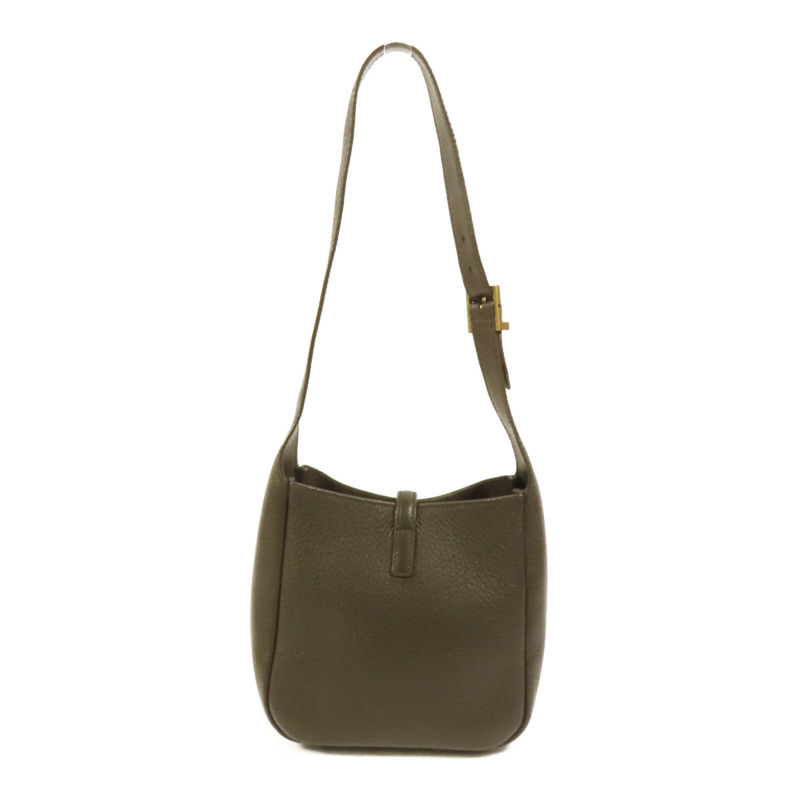 SAINT LAURENT 牛皮皮革LE 5A7金扣肩背袋-1