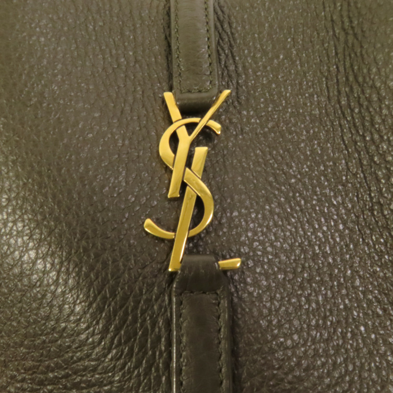 SAINT LAURENT 牛皮皮革LE 5A7金扣肩背袋-5