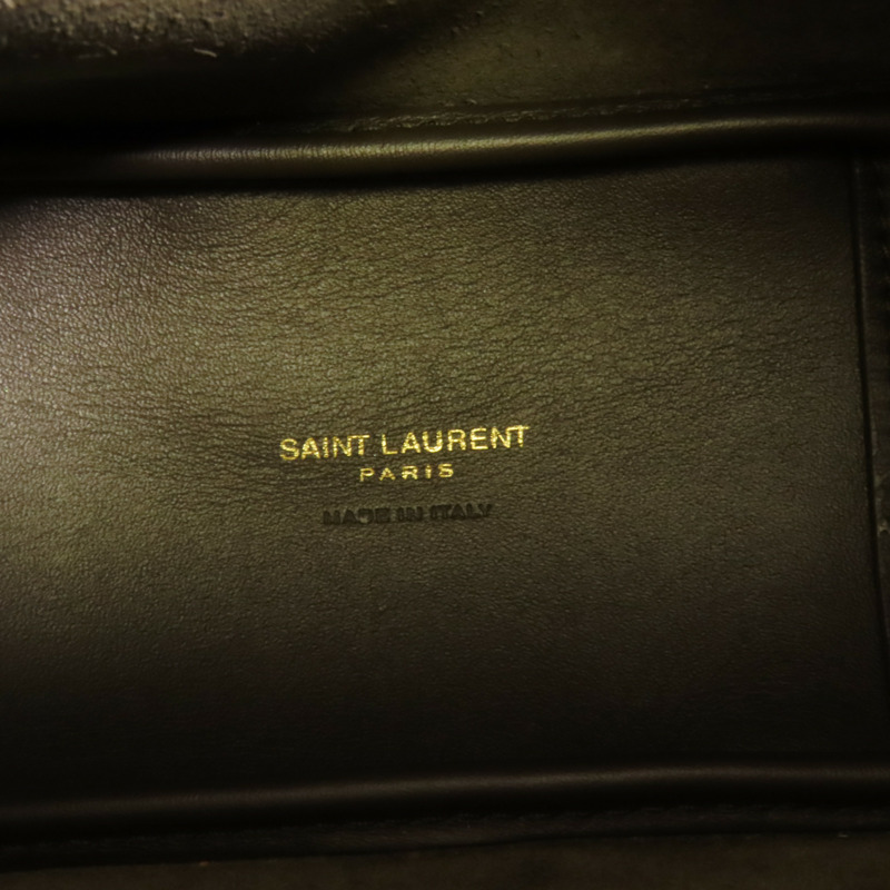 SAINT LAURENT 牛皮皮革LE 5A7金扣肩背袋-8