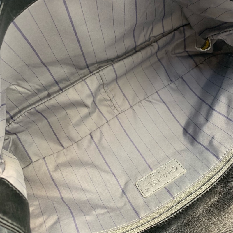 Chanel flap bag金屬黑色x碎釘🔎有格調男女通用-8