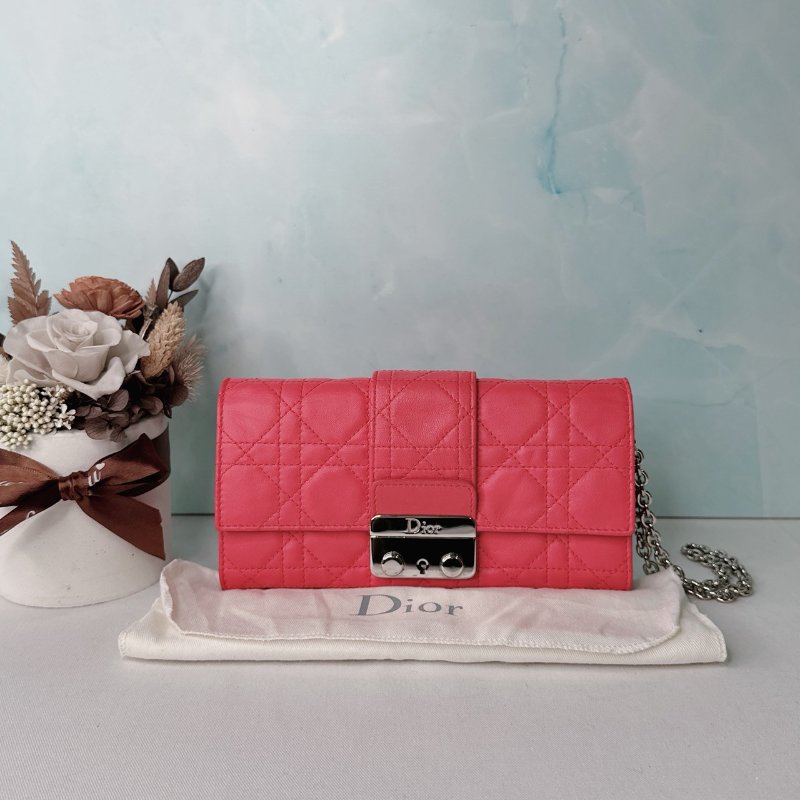 DIOR Miss鏈帶長夾-0