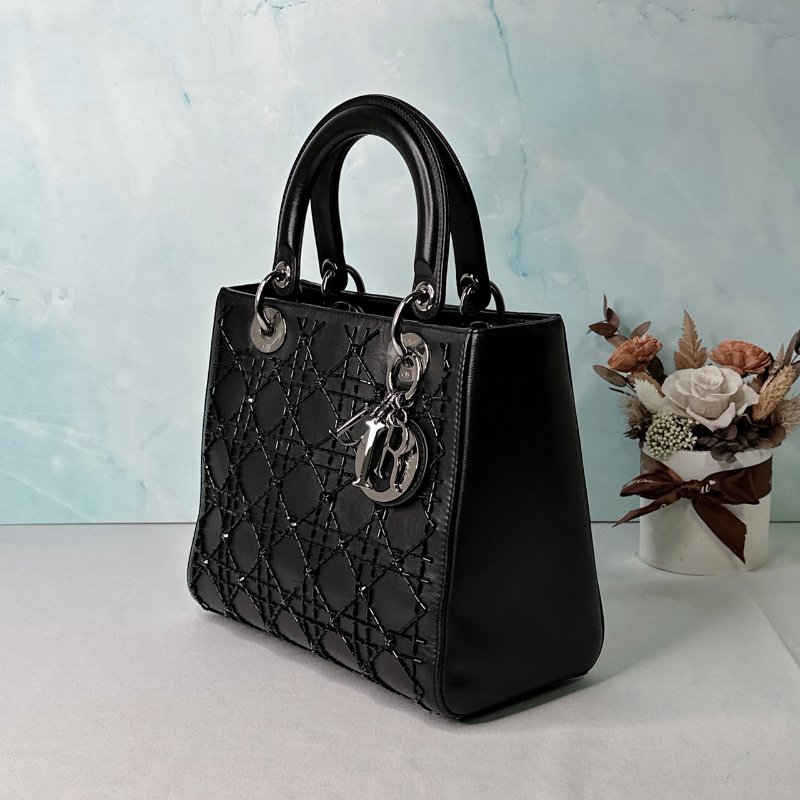 DIOR 黑色五格黛妃包-2