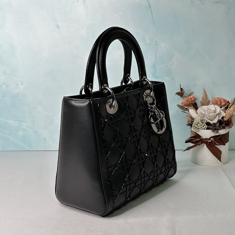 DIOR 黑色五格黛妃包-3