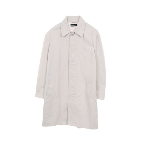 BALENCIAGA 白色棉質外套，二手男款 44 碼