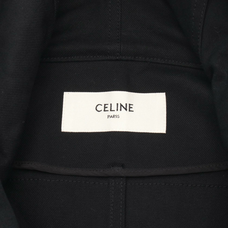 CELINE × CHRISTIAN MARCLAY Mod 連帽衫，純棉材質，黑色，二手女款，尺寸 34-2