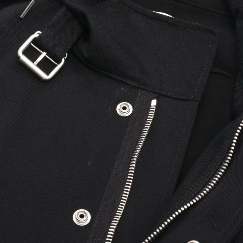 CELINE × CHRISTIAN MARCLAY Mod 連帽衫，純棉材質，黑色，二手女款，尺寸 34-4