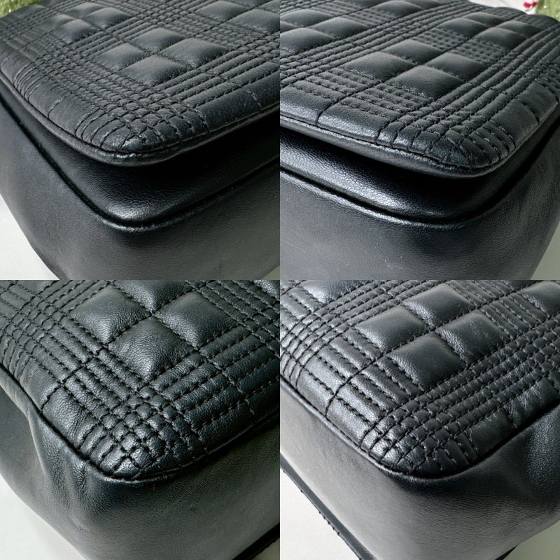 BURBERRY Lola中款格紋鏈包-7