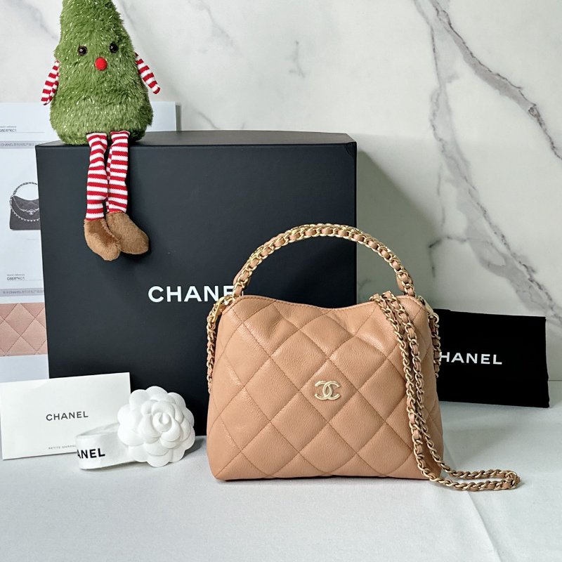 CHANEL 全新25b鍊帶飯盒包-0