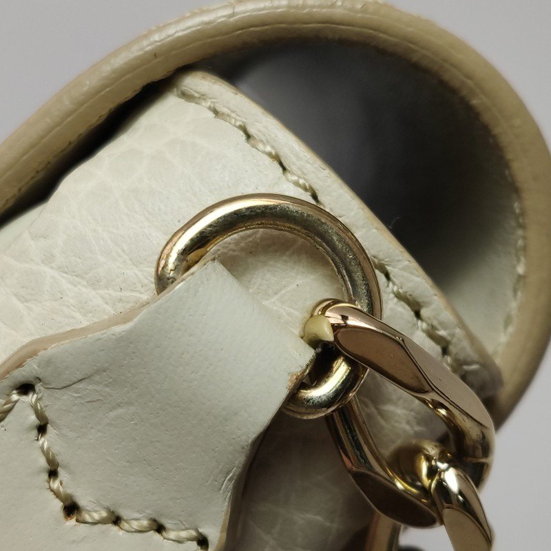 Burberry牛皮純色流蘇鏈條包斜挎包-11