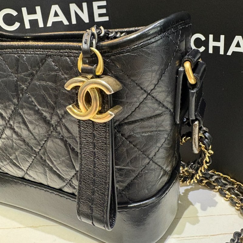 *SHIHNA名牌精品* CHANEL Gabrielle Hobo 小牛皮流浪包 保卡款-2