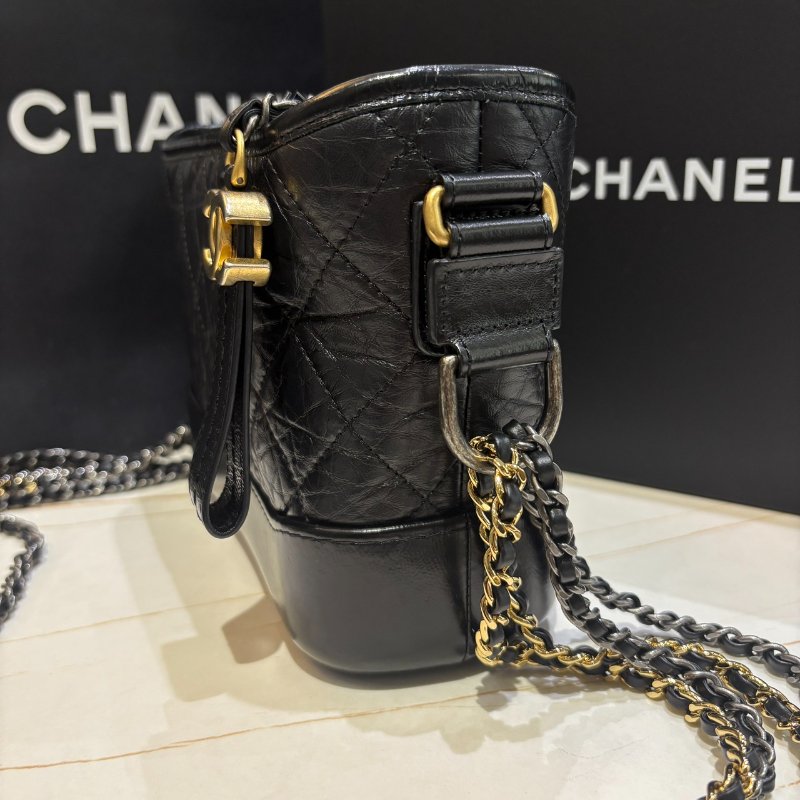 *SHIHNA名牌精品* CHANEL Gabrielle Hobo 小牛皮流浪包 保卡款-3