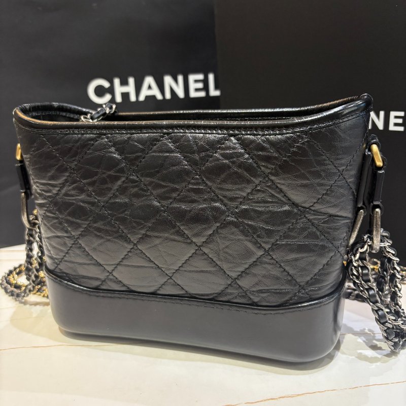 *SHIHNA名牌精品* CHANEL Gabrielle Hobo 小牛皮流浪包 保卡款-4
