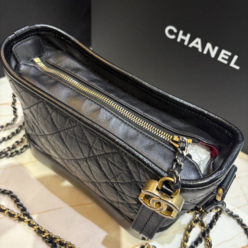 *SHIHNA名牌精品* CHANEL Gabrielle Hobo 小牛皮流浪包 保卡款-6