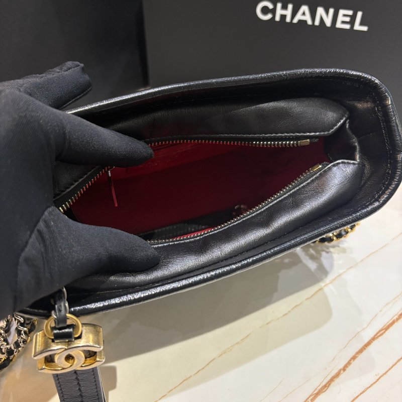 *SHIHNA名牌精品* CHANEL Gabrielle Hobo 小牛皮流浪包 保卡款-7