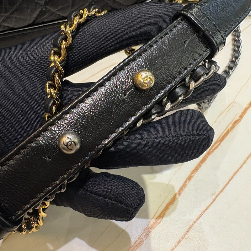 *SHIHNA名牌精品* CHANEL Gabrielle Hobo 小牛皮流浪包 保卡款-8