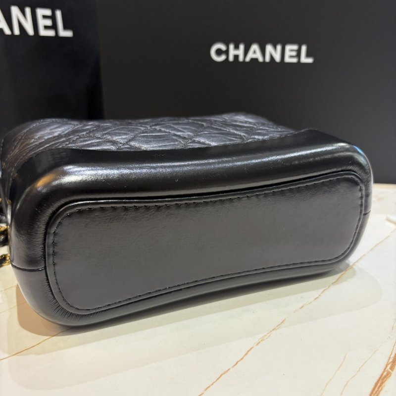 *SHIHNA名牌精品* CHANEL Gabrielle Hobo 小牛皮流浪包 保卡款-9