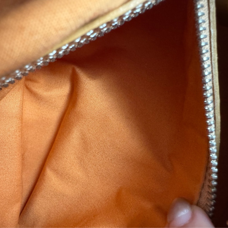 TOD’S粉色帆布/咖皮革手提包-32