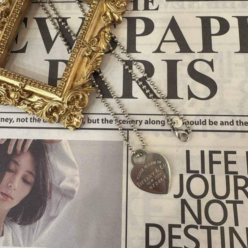 TIFFANY & CO.  Return to Tiffany™ 925純銀愛心項鍊-0